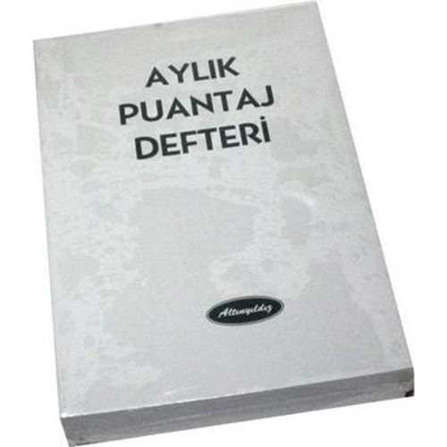 Altınyıldız Puantaj Defteri Küçük 12 Li