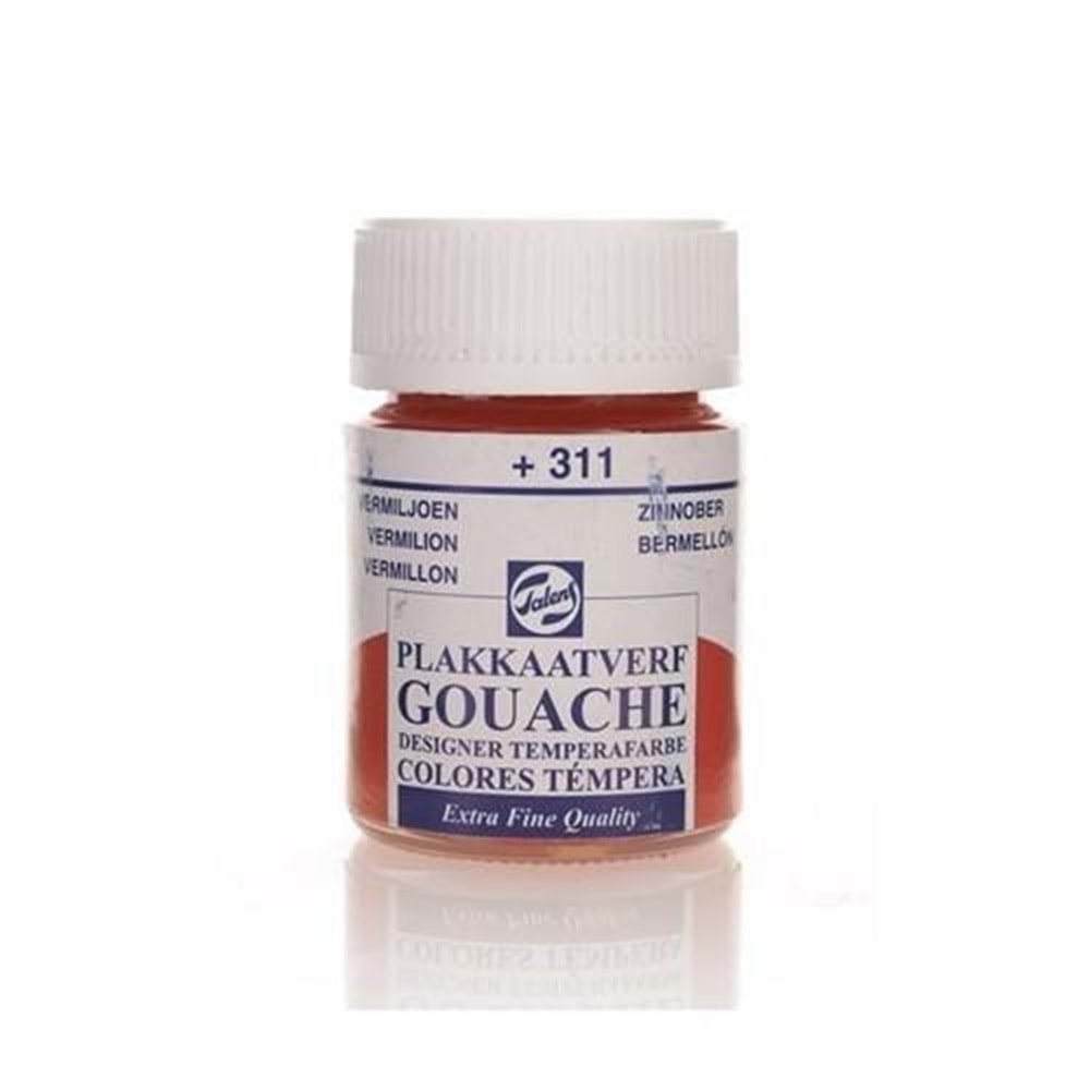 Talens Guaj Boya 16 ML Vermilion (Parlak Kırmızı) 311 (1 Adet)