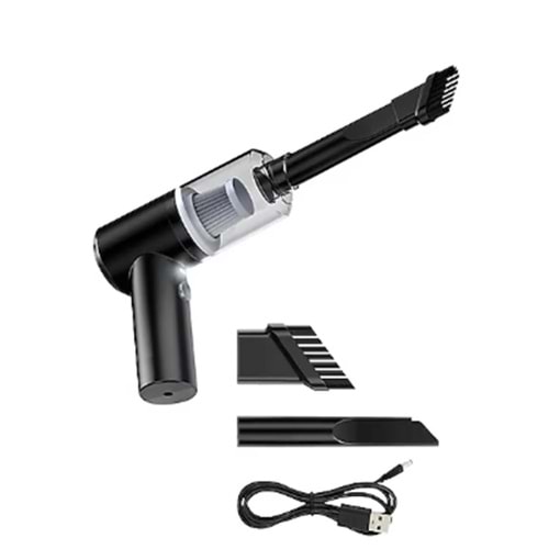 Enkado Raca Vacuum Siyah Şarjlı 2 Kademeli 12.000 Pa Üflemeli El Araç Süpürgesi