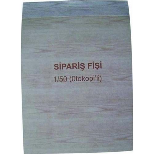 Dilman Sipariş Fişi Otokopili 1/50 4213 (1 Adet)