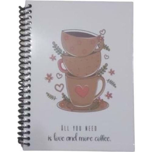 Dilman Kahve Serisi Defter Kitap Kağıdı 16x22 80 Yp Kareli 6430