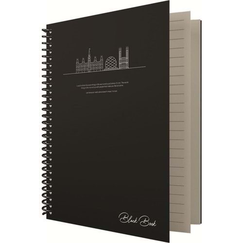 Dilman Black Book 16x22 80 YP Dik Çizgili 6619