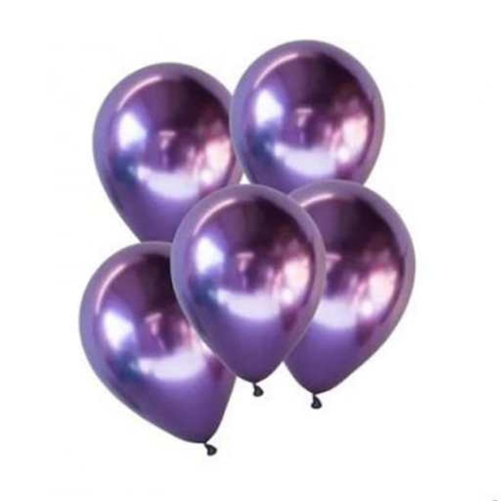 Nedi Balon Metalik Viyolet 100 Lü PM-72021