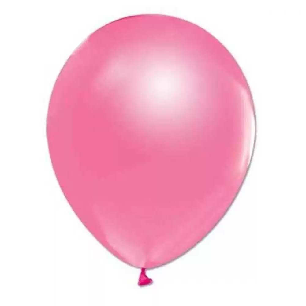 Nedi Balon Metalik Pembe 100 Lü