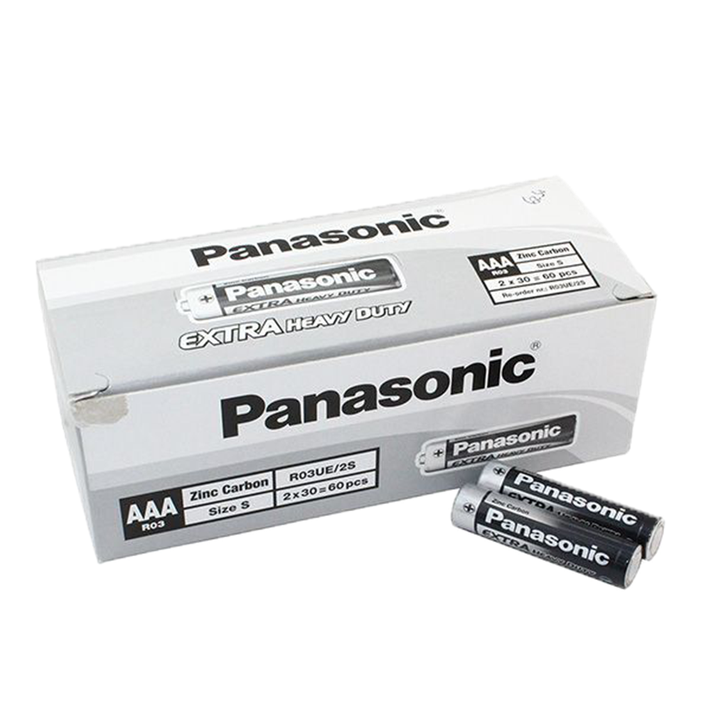 Panasonic Çinko Karbon İnce Kalem Pil (AAA) R03UE/2S (1 Adet)