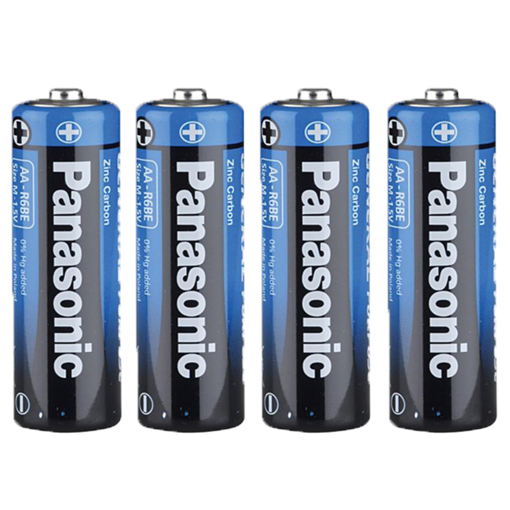 Panasonic Çinko Karbon Kalem Pil (AA) R6BE/4S (1 Adet)