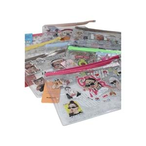 Vuki Fermuarlı Şeffaf Dosya Sulu A4 VK-0073