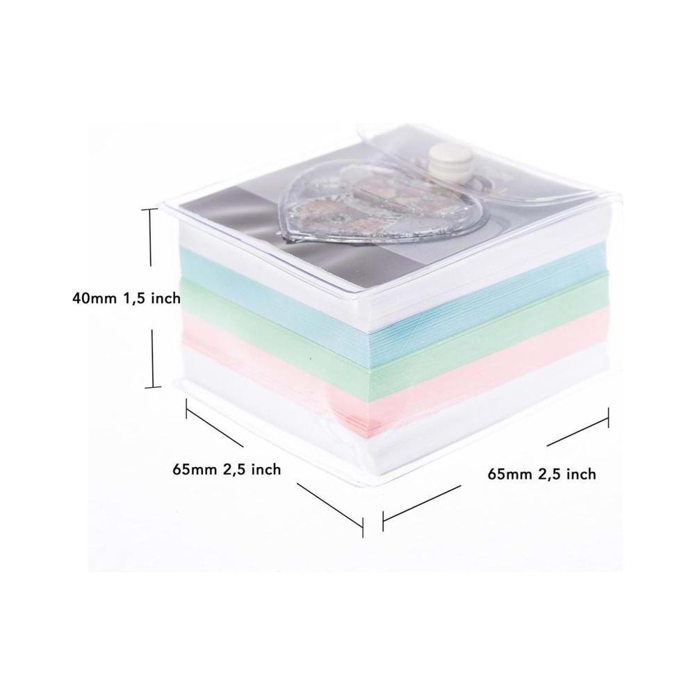 Vuki Küp Bloknot Simli Sulu 6,3x6,3 Cm Kedi-2 VK-0111-6