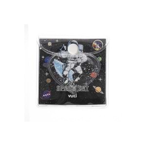 Vuki Küp Bloknot Simli Sulu 6,3x6,3 Cm Siyah & VK-0111-11