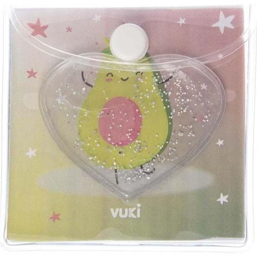 Vuki Küp Bloknot Simli Sulu 6,3x6,3 Cm Avokado VK-0111-4