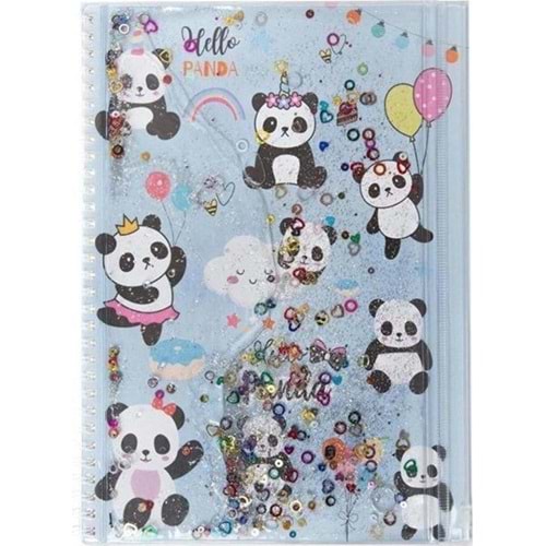 Vuki Sulu Defter Oyunlu A6 Panda 2/S