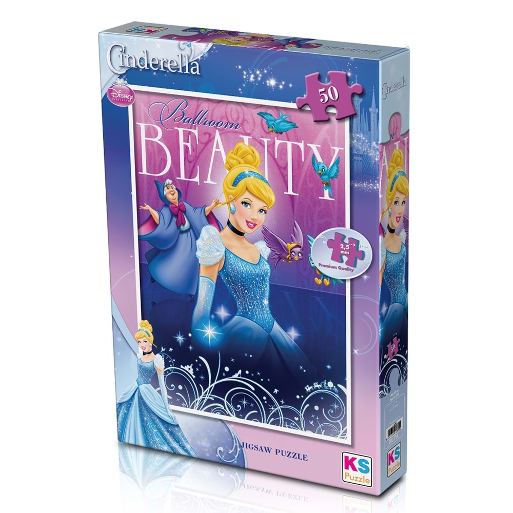 Ks Games Puzzle 50 Parça Cinderella 709