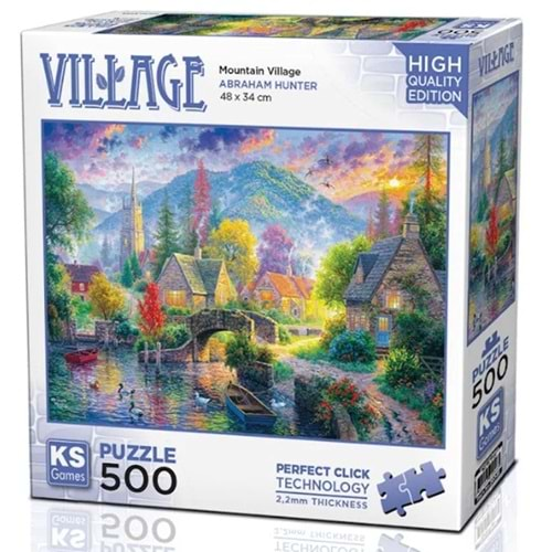 Ks Games Puzzle 500 Parça Mountain Village 20046