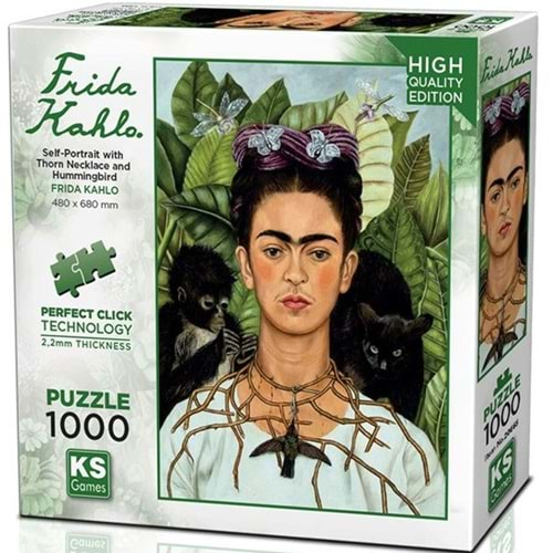 Ks Games Puzzle 1000 Self-portrait With Thorn Necklace And 20665