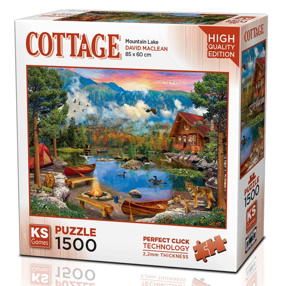 Ks Games Puzzle 1500 Parça Mountain Lake 22036