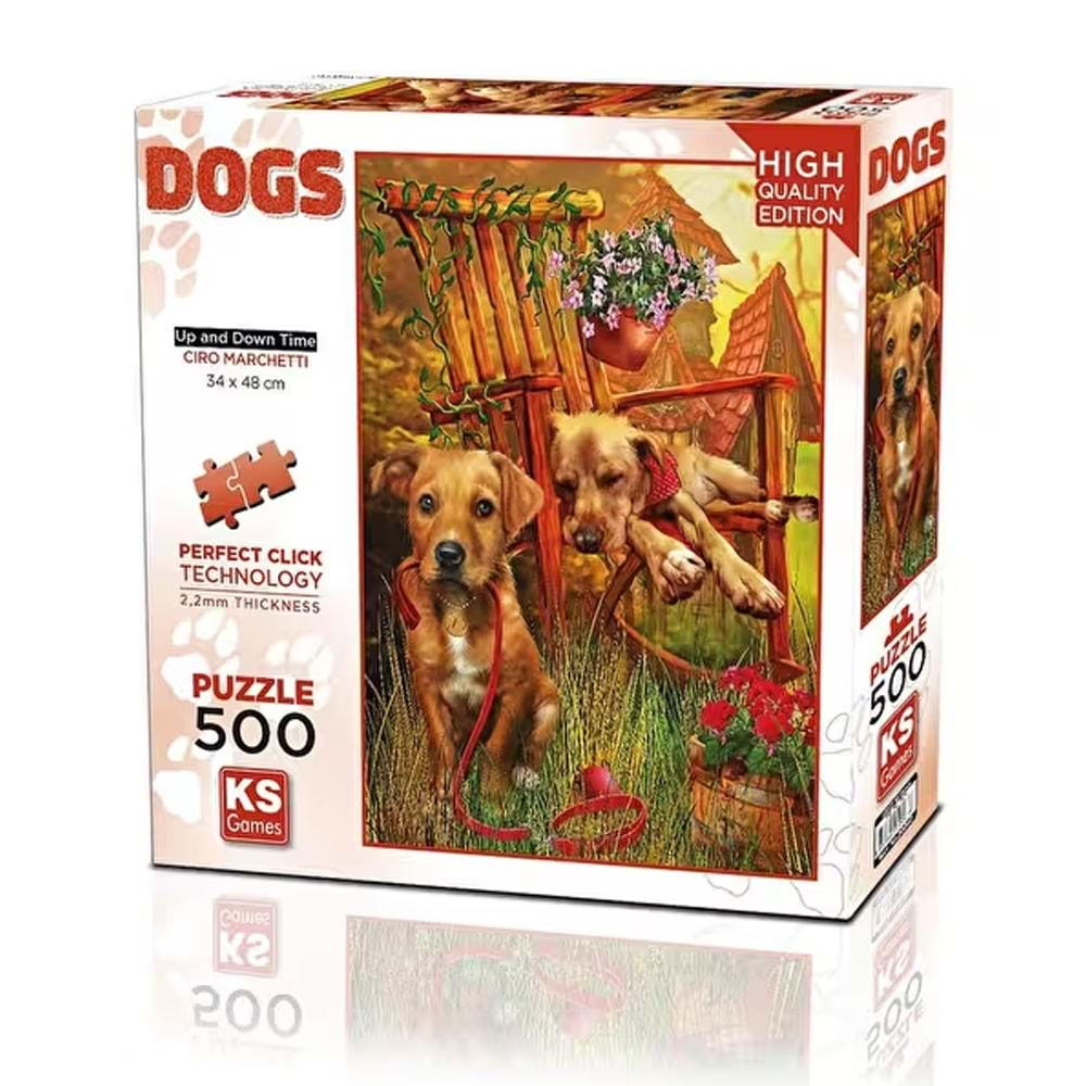 Ks Games Puzzle 500 Parça Up & Down Time Yetişkin 20067