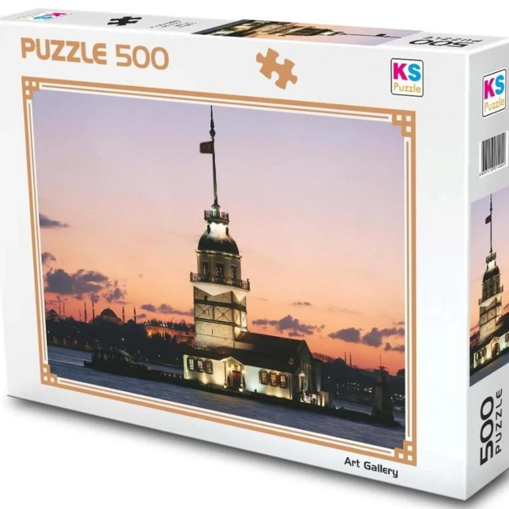 Ks Games Puzzle 500 Parça Kız Kulesi (Art Galery)(11099) Y. 20059