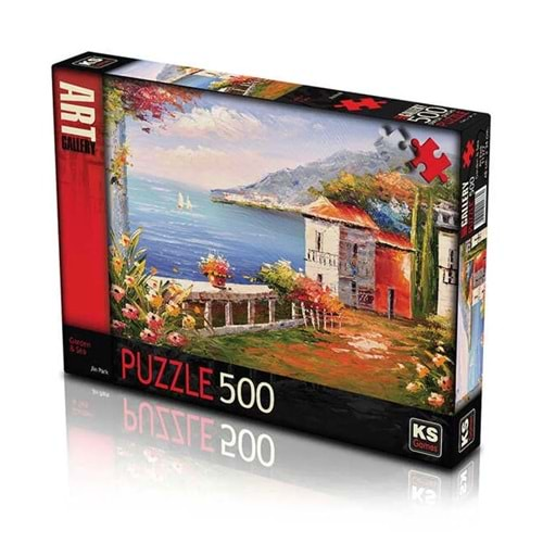 Ks Games Puzzle 500 Parça Garden Sea Jın Park (11377) Yetişkin 20058