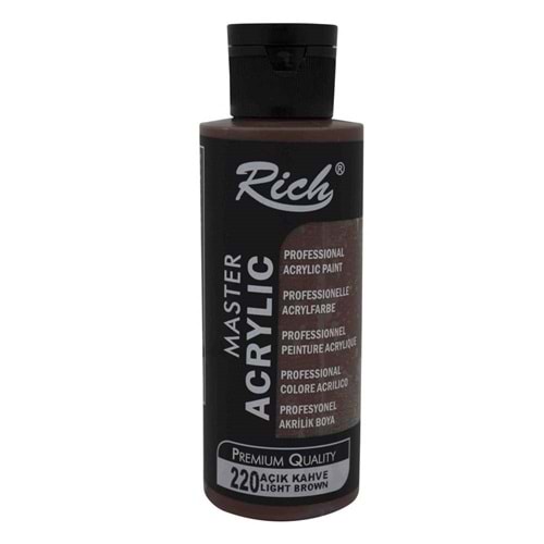 Rich Akrilik Boya Master 120 CC Açık Kahve 120-220