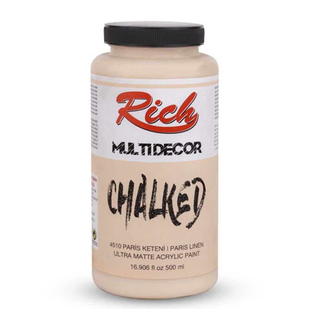 Rich Akrilik Boya Multi Decor Chalked 500 CC Paris Keteni 4510