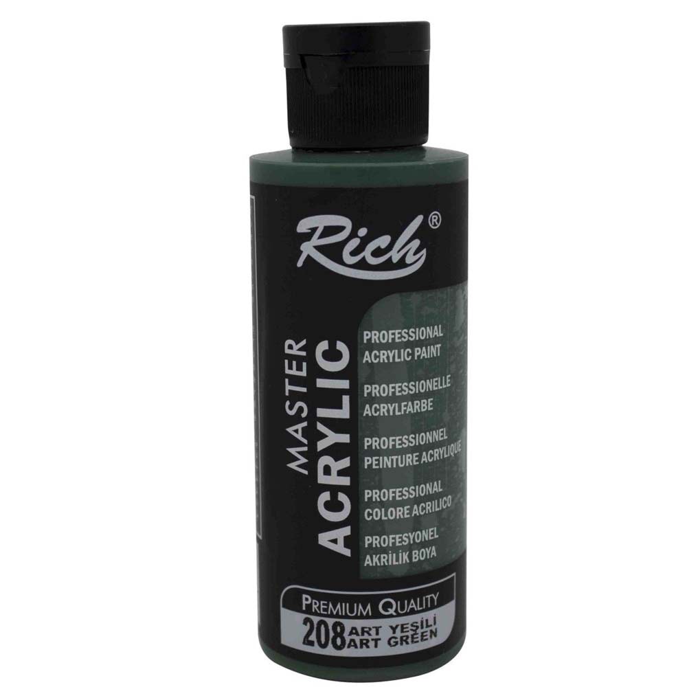 Rich Akrilik Boya Master 120 CC Art Yeşili 208
