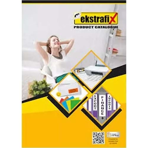 Ekstrafix Ofis Etiketi 56x37 MM 10 Lu Beyaz SC-005 B