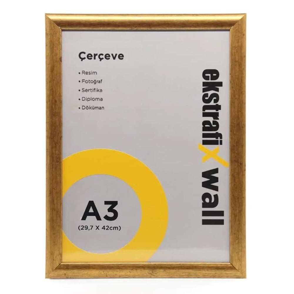 Ekstrafix Çerçeve A3 22 Lik Altın Fix-ça010