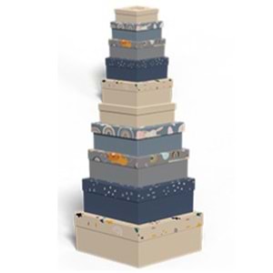 Ekstrafix Hediye Kutu Dikdörtgen 10 Lu Kıds Hk-111