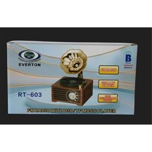 Everton RT-603 Bluetooth-USB-SD-AUX-TF Nostaljik Radyo