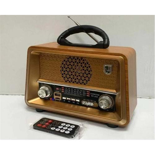 Everton RT-818 Bluetooth-USB-SD-FM Nostaljik Radyo