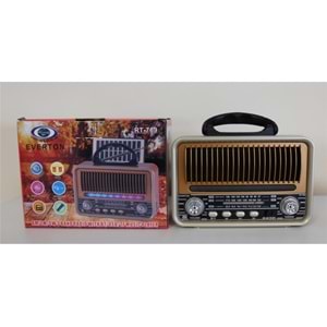 Everton Rt-769 Bluetooth Fm-Usb-Tf-Aux Şarjlı Nostaljik Radyo