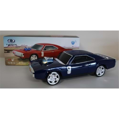 EVERTON RT-1959 Dark Blue Arabalı Bluetooth Fm-Usb-Tf-Aux Şarjlı Nostaljik Radyo