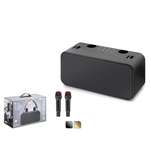 Hadron 186PRO Bluetooth Karaoke2 Mikrofonlu Speaker20W 288-121.5-136MM