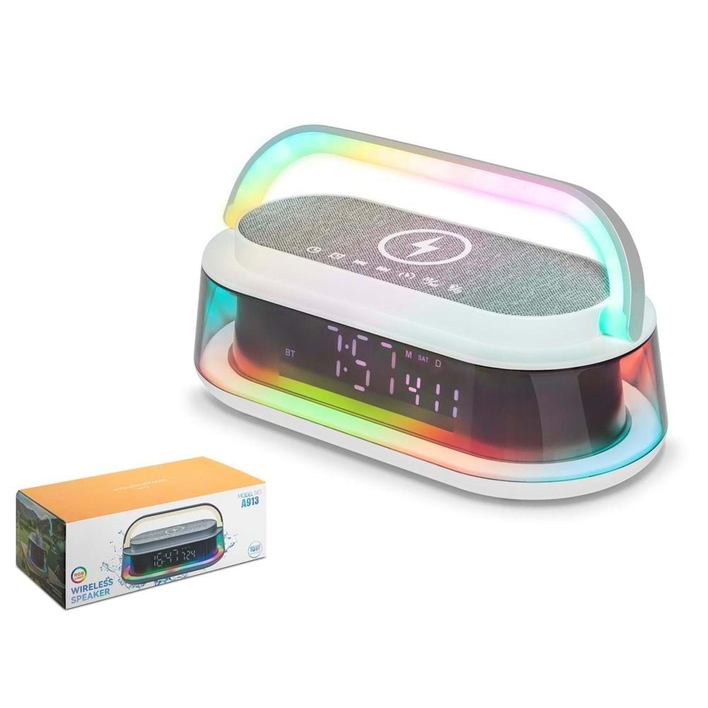 Hadron A913 Bluetooth Speaker Rgb Beyaz