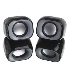 Dark SP2111 1+1 6W RMS Stereo Mini Taşınabilir Multimedya Siyah Hoparlör