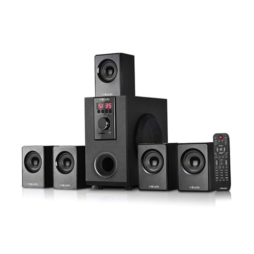 Mikado MD-505 5+1 Usb+SD+FM Destekli Bluetooth Speaker Kumandalı