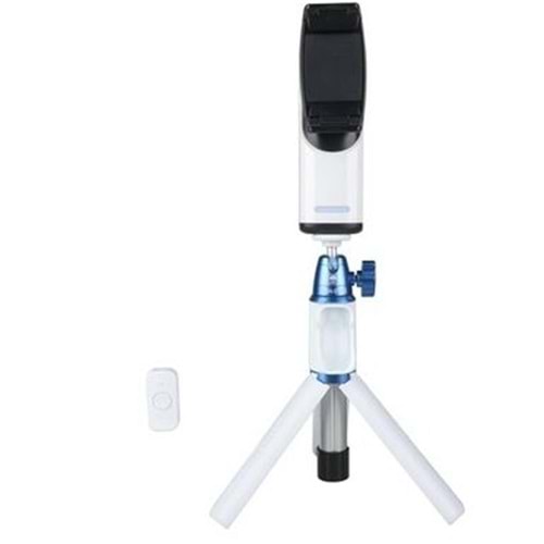 Sirui VK-2W Mobil Gimbal + Çok Fonksiyonlu Masa Üstü Tripod Seti Beyaz Selfi