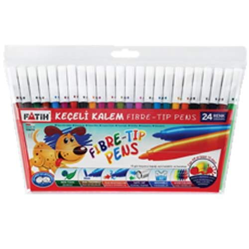 Fatih Keçeli Boya Kalemi 24 Renk 34050
