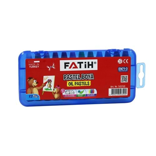 Fatih Pastel Boya 12 Renk King Size Çantalı