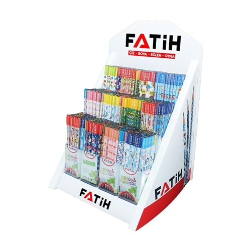Fatih Kurşun Kalem Karışık Standlı 6 Gross