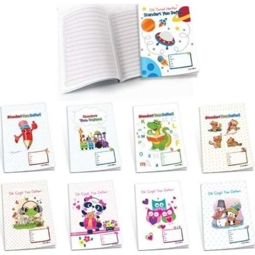 Çınar Plastik Kapak Standart Yazı Defteri A4 40 YP 24011