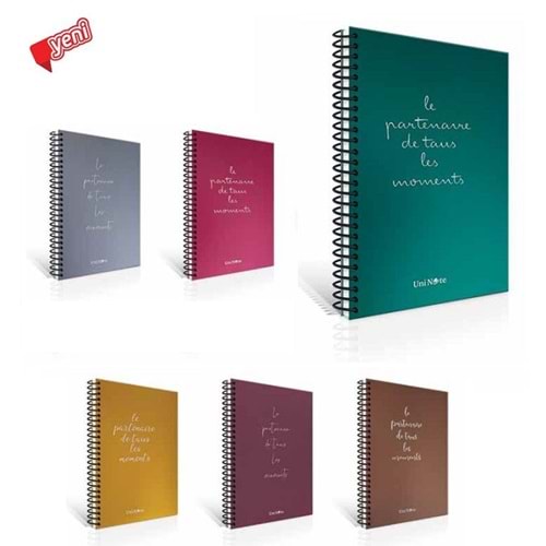 Çınar Sert Kapak Spiralli Defter Moments 120 YP 17x24 Çizgili 120/1 55114