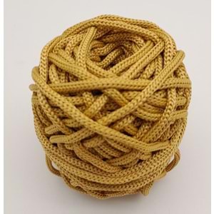 Çanta Aksesuar 5 mm Hardal Renk Polyester Makrome