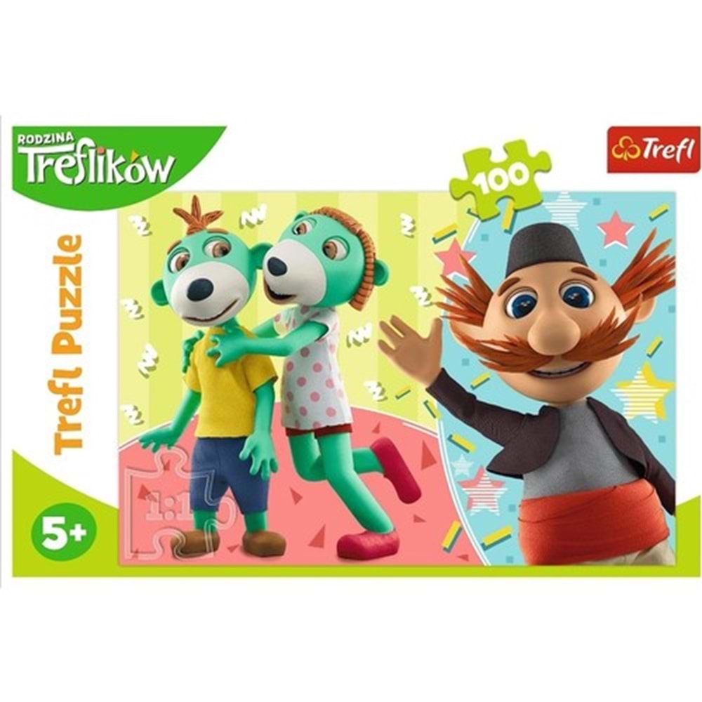 Trefl Puzzle 100 Parça Treflikow 41 x 27,5 Cm 16388