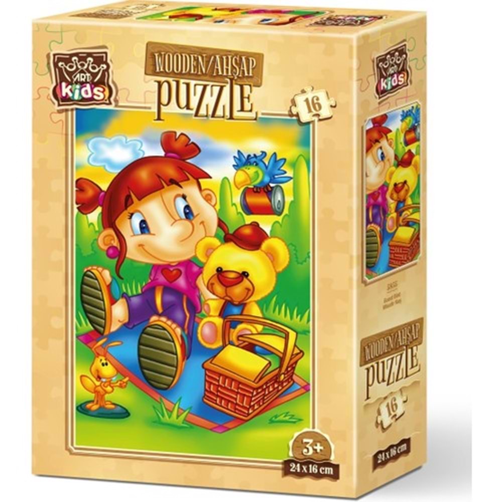 Art Puzzle 16 Parça Misafir Kuş 5855