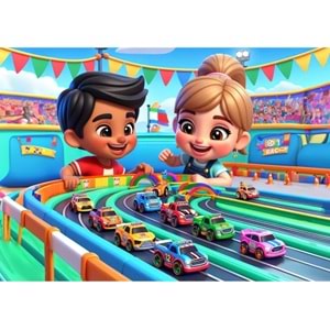 Art Puzzle 100 Parça Haydi Yarışalım 35418