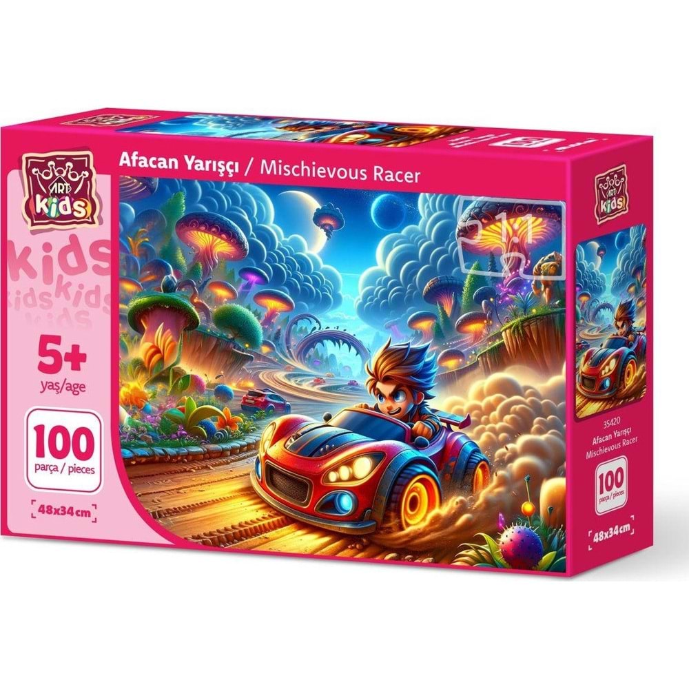 Art Puzzle 100 Parça Afacan Yarışçı 35420