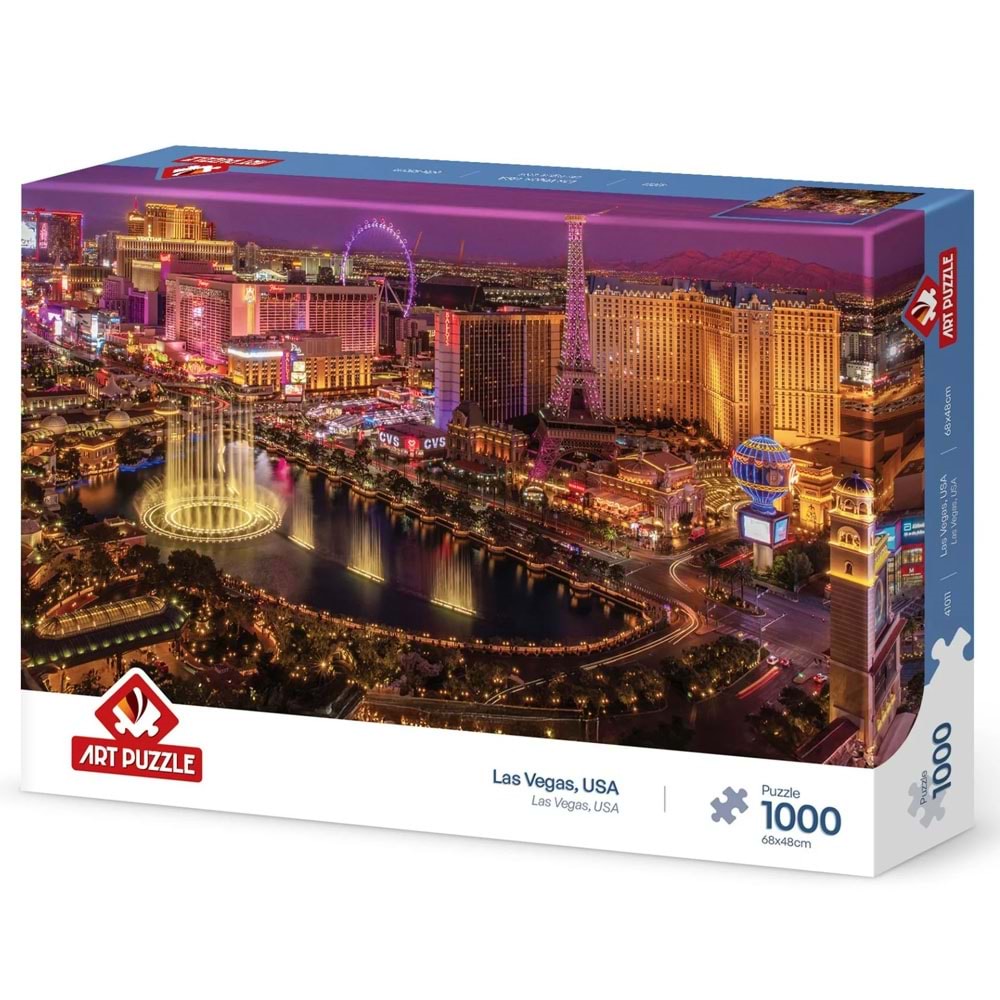 Art Puzzle 1000 Parça Las Vegas,usa 41011