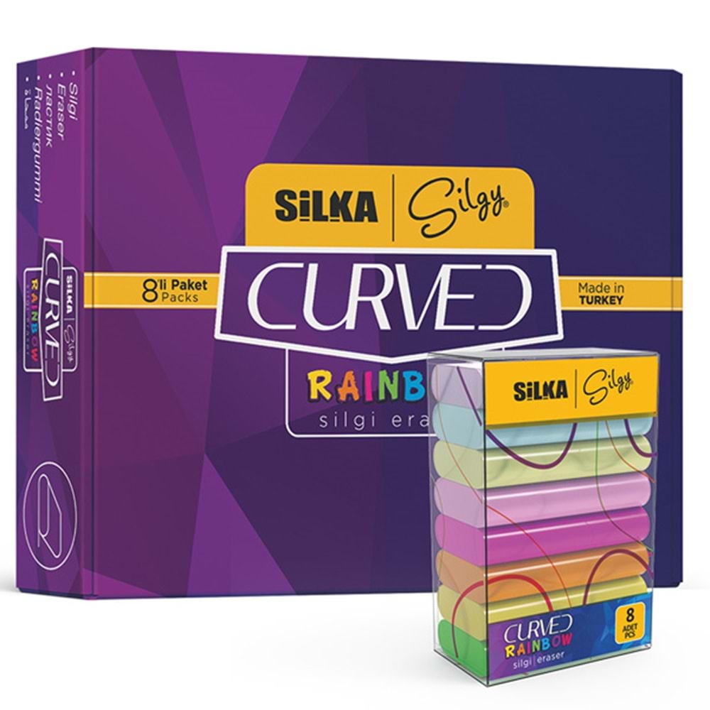 Silka Silgi Rainbow 8 Li Neon Pastel SG.51 (1 Adet)