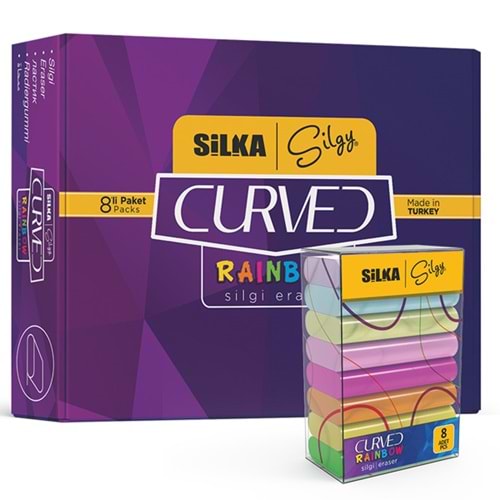 Silka Silgi Rainbow 8 Li Neon Pastel SG.51 (1 Adet)